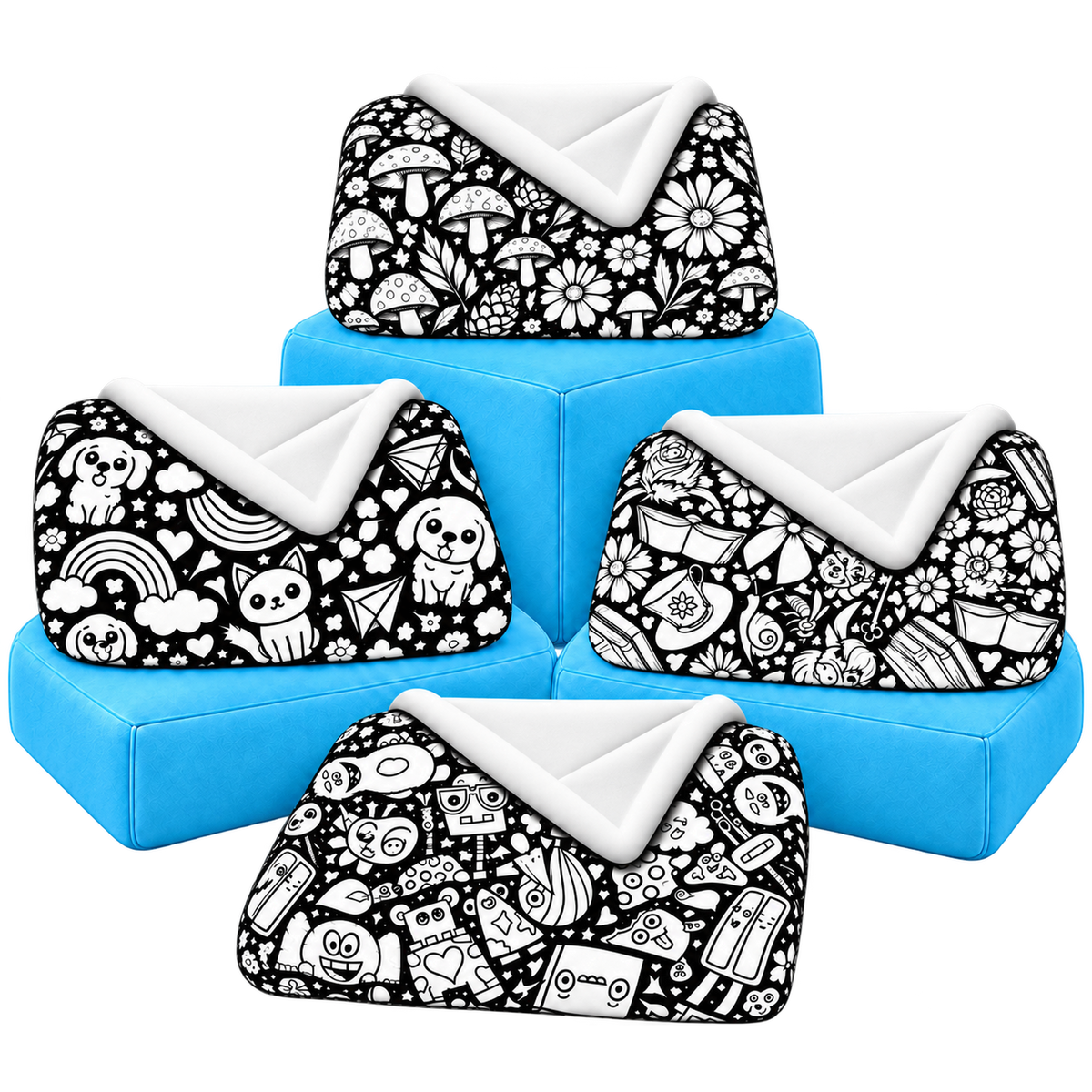 Doodle Dreams Colour-In Blanket collection