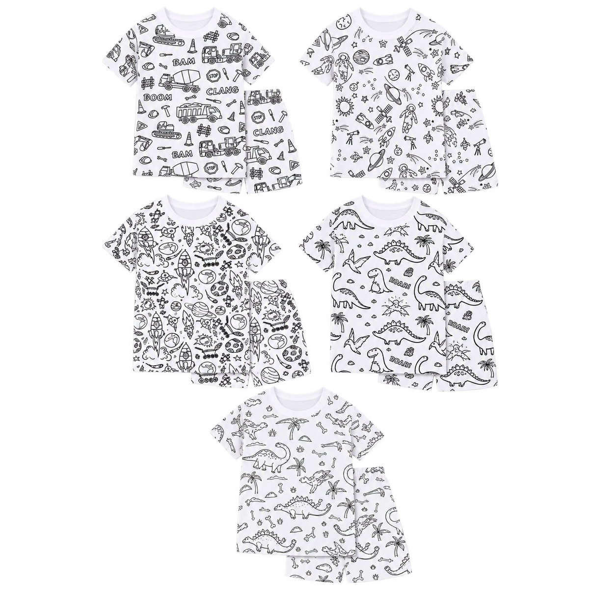 Doodle Dreams™ Colour-In Pyjama Set