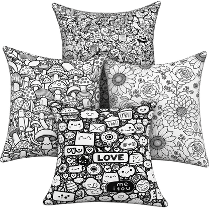 Doodle Dreams™ Colour-In Pillow
